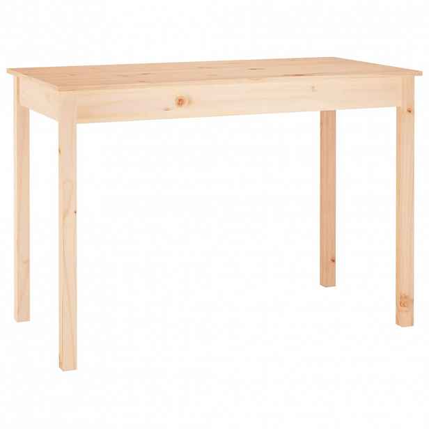vidaXL Jídelní stůl 110 x 55 x 75 cm masivní borové dřevo