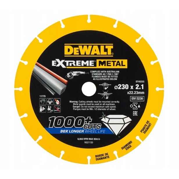 Dewalt DT40255 Diamantový kotouč Extreme 230 x 22,23 x 1,5 mm