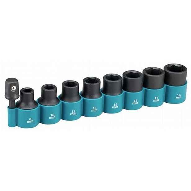 Makita - 9dílná sada nástrčných klíčů B-54645