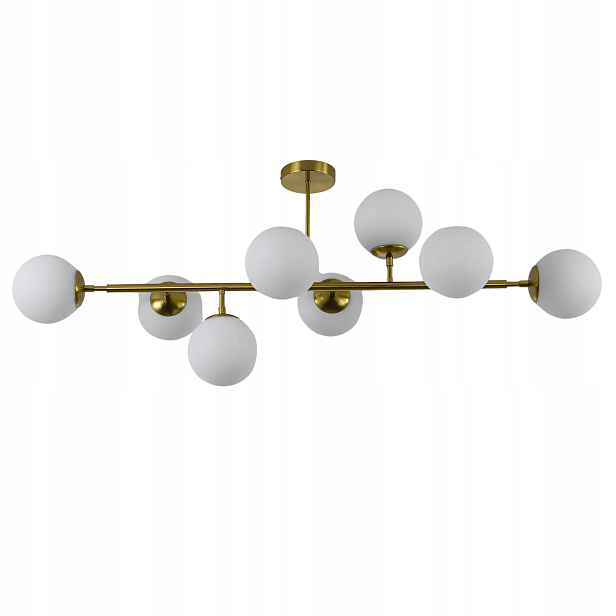 Závěsná lampa Dorado zlatá 8 x E14 Light Prestige