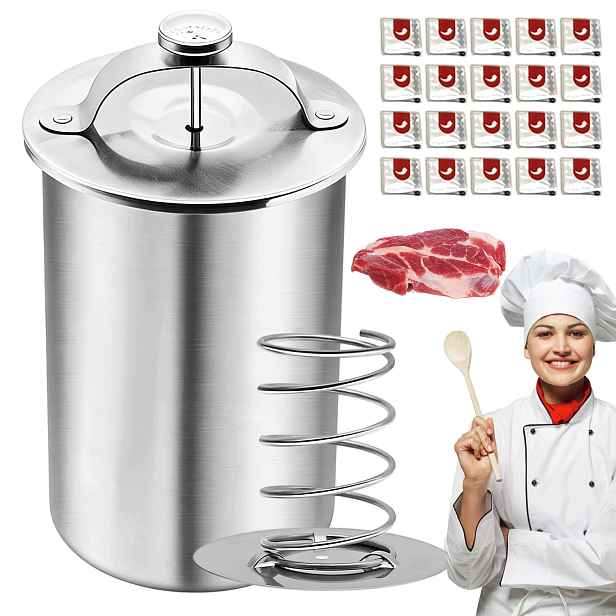 Šunkovar 1-1.2 Kg Teploměr 20X Sáčky Na Vaření Uzenin Hrnec