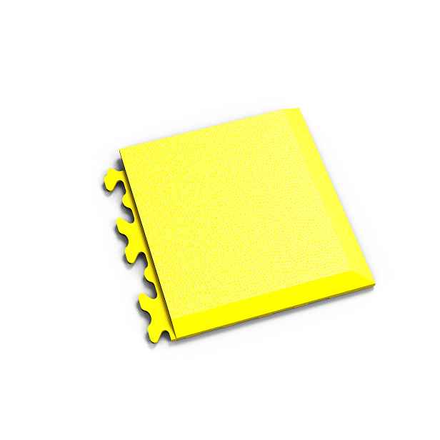 Dlaždice rohová D Fortelock Machine invisible hadí kůže YELLOW