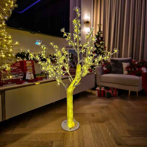 Velký vánoční svítící Led stromek 120 cm Višeň pro venkovní zahradu