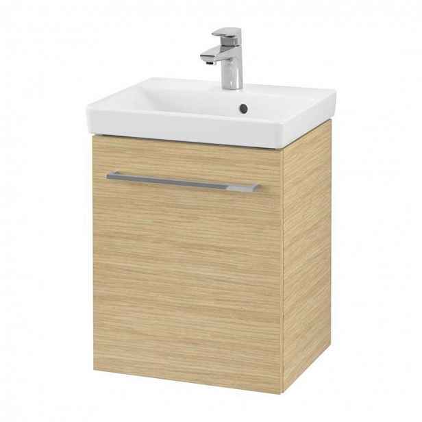 Villeroy & Boch Avento - Umyvadlová skříňka, 43x51x35 cm, 1 dvířka, Nordic Oak A88701VJ