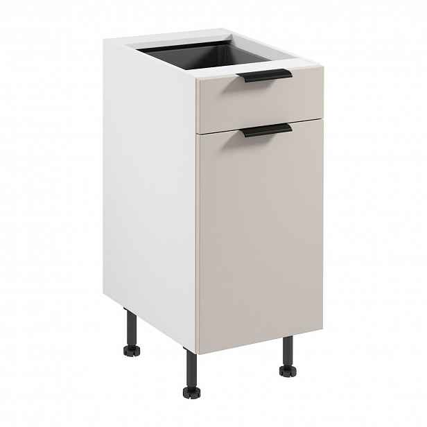 Kuchyňská skříňka SORENTO D40S1 - P/L - bílá Béžová