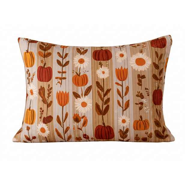 Povlak na polštář z mikrovlákna PUMPKIN STRIPES 70x90 cm, barevný