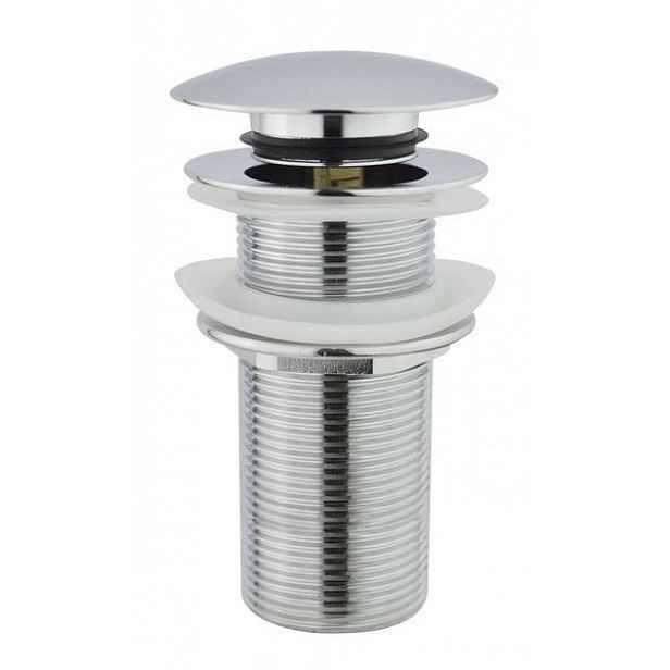 Umyvadlová výpusť s přepadem 110 mm chrom Tycner