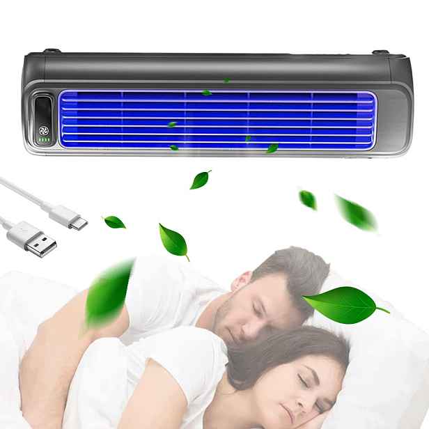 Ventilátor Nástěnná Stolní Klimatizace Displej Větráček 3 Režimy Provozu