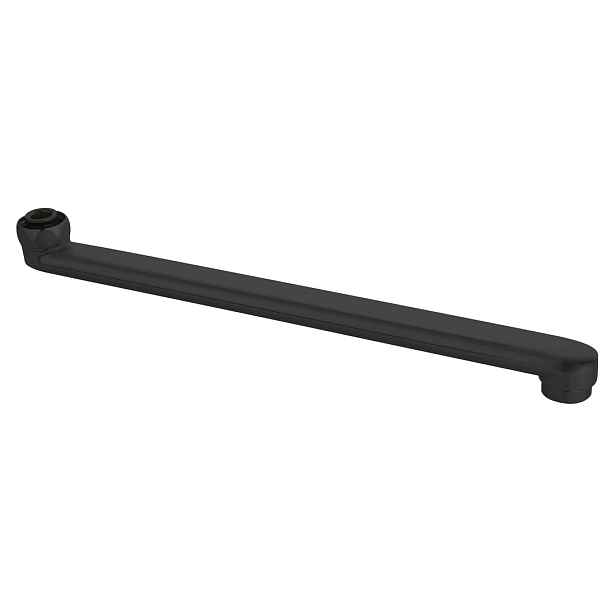 Aqualine Výtokové ramínko k baterii, 220mm, ploché, černá mat