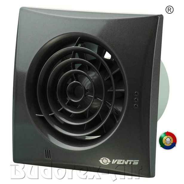 Koupelnový Ventilátor Vents 100 Quiet Černý 25 dB