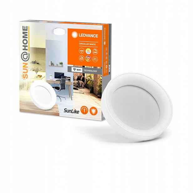 Stropní Svítidlo 18.5W 500lm Cct stmívatelný, kulatý, bílý, Smart+ WiFi, Sun@Home
