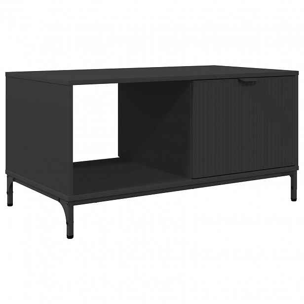 vidaXL Konferenční stolek Černý dub 90 x 49 x 46 cm Kompozitní dřevo