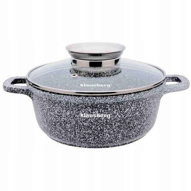 Klausberg Hrnec 24 CM Mramorový 4 5 L Kb 7522 Do Kuchyně Granitová Indukce