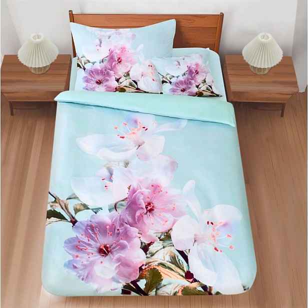 TOP Třídílná sada 3D povlečení 140x200+70x90+45x45 Sakura