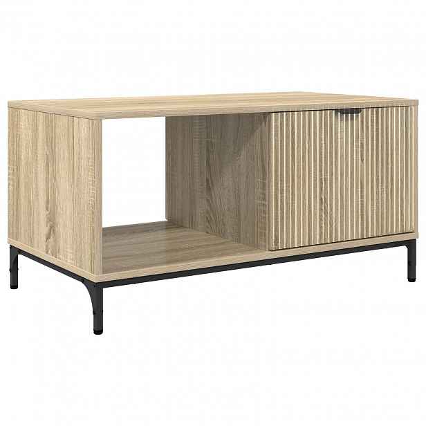 vidaXL Konferenční stolek Sonoma dub 90 x 49 x 46 cm Kompozitní dřevo
