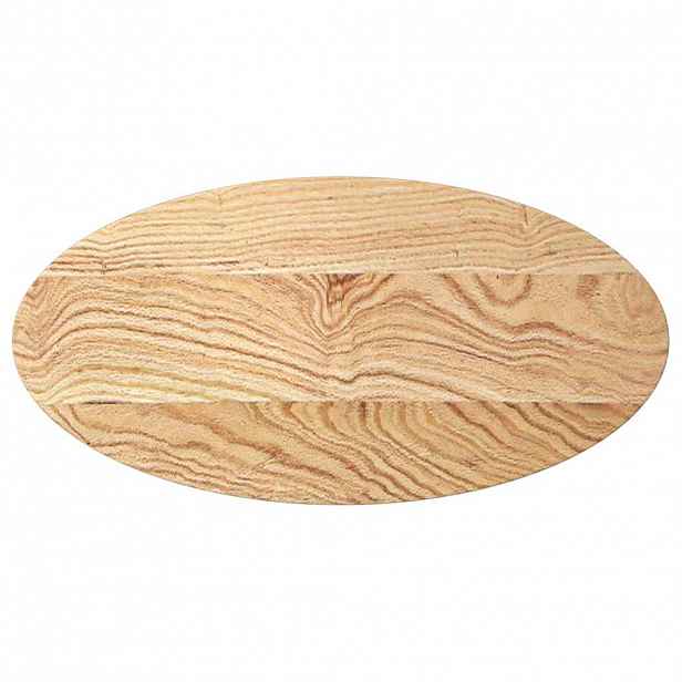 vidaXL Stolní deska 80x40x4 cm masivní dub oválný