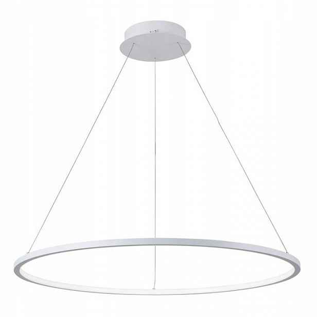 Závěsné Stropní Svítidlo Led Vinola Moderní bílá 48W Lustr 80cm Italux