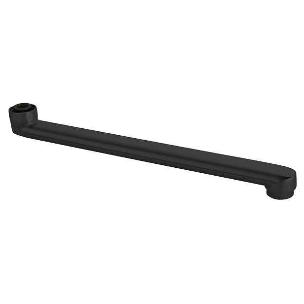 Aqualine Výtokové ramínko k baterii, 320mm, ploché, černá mat