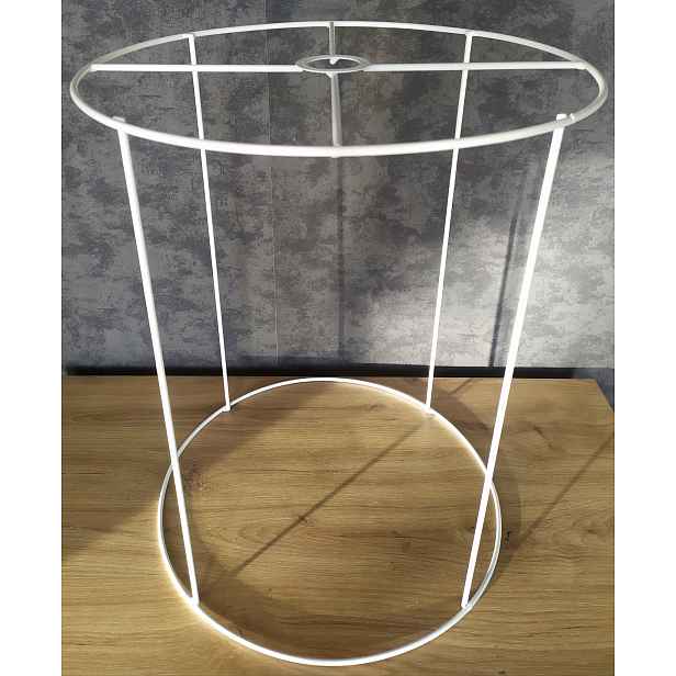 Rám válec, stínidlo závěsné lampy E27 40 cm H-50 cm makramé loftová lampa