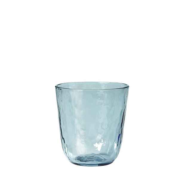 Sklenice 250 ml Broste HAMMERED - modrá