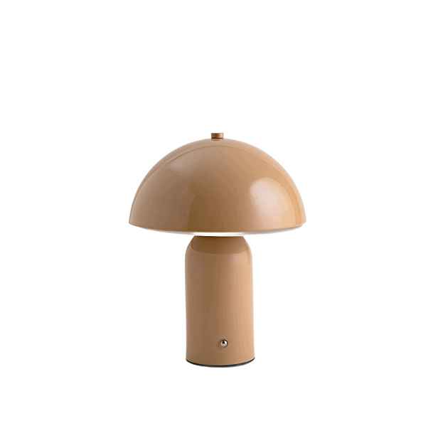 Stolní lampa Aurex retro kopule béžová 20x20x24,5 cm Homla