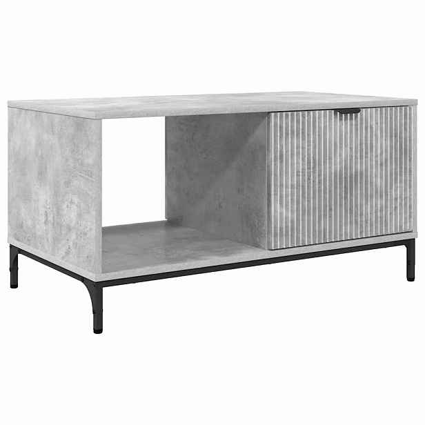 vidaXL Konferenční stolek Betonově šedá 90 x 49 x 46 cm