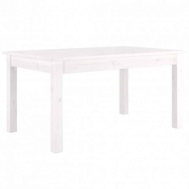 vidaXL Konferenční stolek bílý 80 x 50 x 40 cm masivní borové dřevo