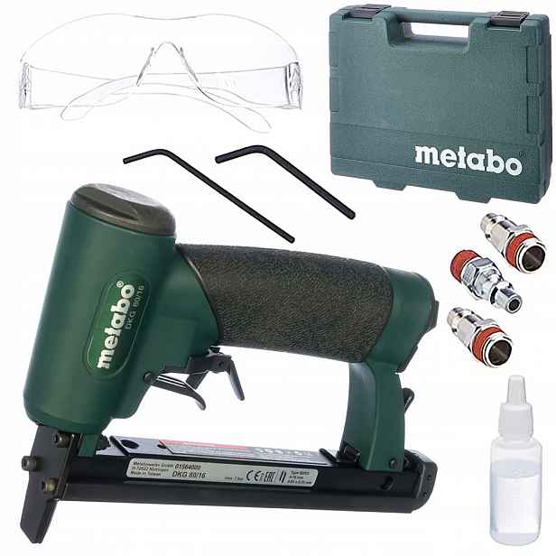 Pneumatická sešívačka 4-16 mm Metabo Dkg 80/16