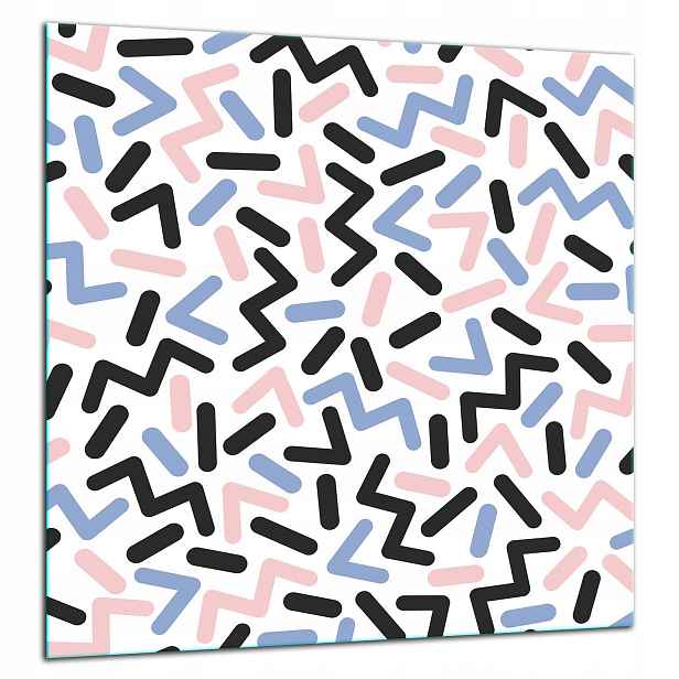 Skleněná Ochranná Deska Panel Lepidlo 60x65 Vzor