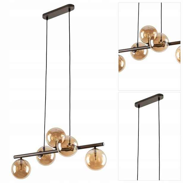 Bronzový lustr Estera pro moderní pětivětvové obývací pokoje Tk Lighting