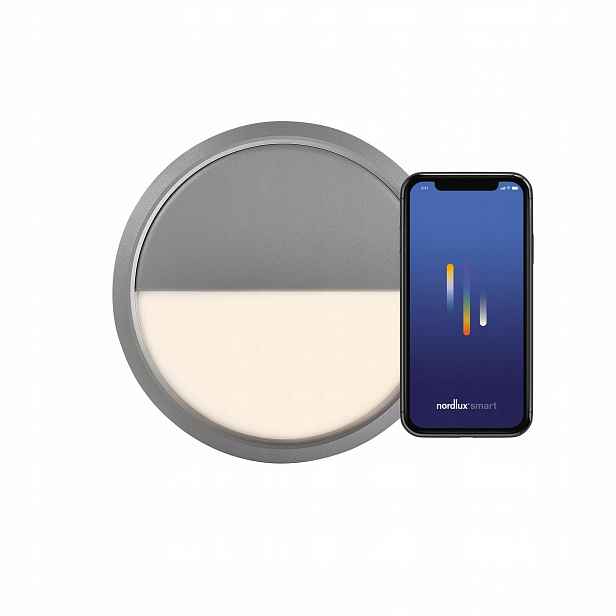 Nástěnné svítidlo venkovní Led šedý kov moderní IP54 Nordlux