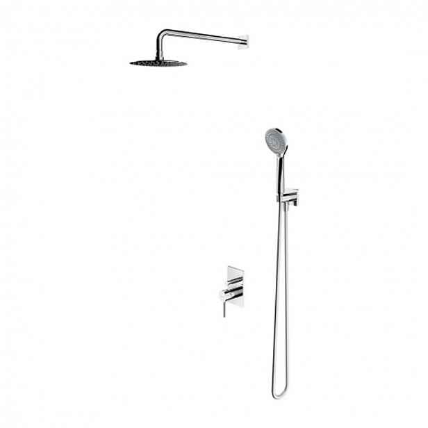 OMNIRES Y - Sprchový set s baterií pod omítku, s tělesem, průměr 20 cm, 5 proudů, chrom SYSY23-KCR