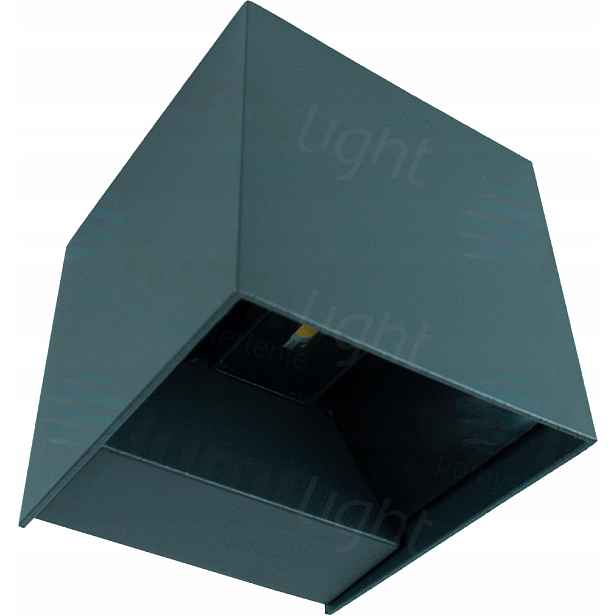 Zahradní nástěnné svítidlo Lumilight grafit s integrovaným Led zdrojem 6 W