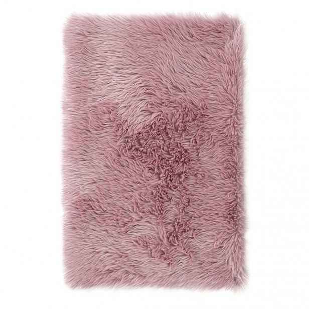AmeliaHome Kožešina Dokka růžová, 50 x 150 cm