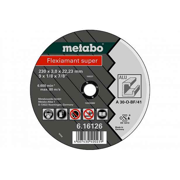 Metabo - Řezný kotouč na hliník 230x22,23 mm 616126000