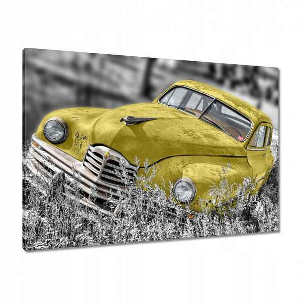 Obrazy 100x70 Žlutý oldtimer
