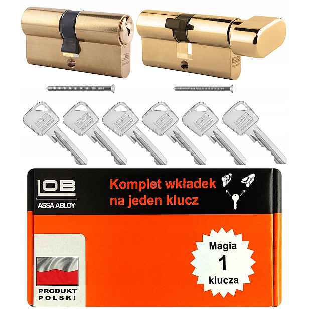 sada vložek Lob Ares Duo 30/40+30/40G mosaz