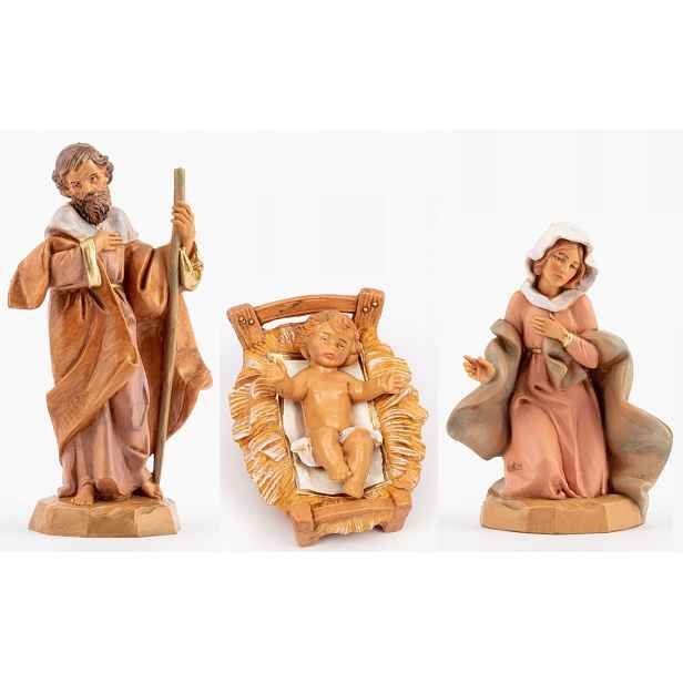 Svatá rodina do betlému, pro figurky o výšce 12 cm – Figury Firmy Fontanini