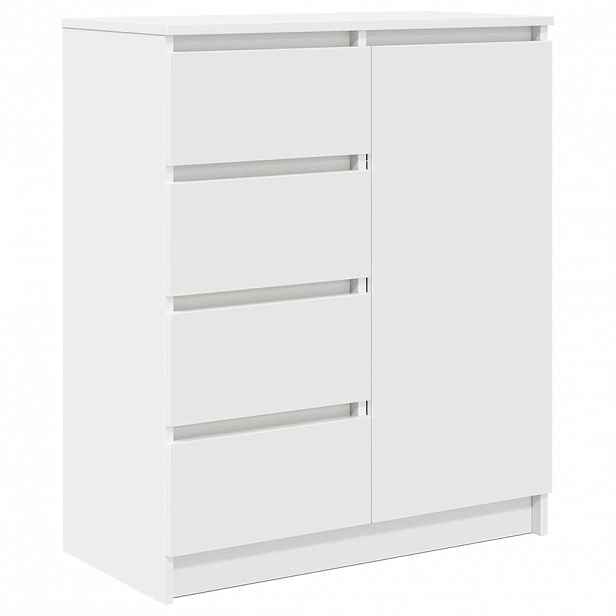 vidaXL Příborník se zásuvkami bílý 71x35x84 cm kompozitní dřevo