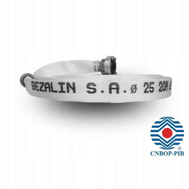 Hadice hasičská hydrantová Bezalin H25 20 metrů osvědčení Čnbop