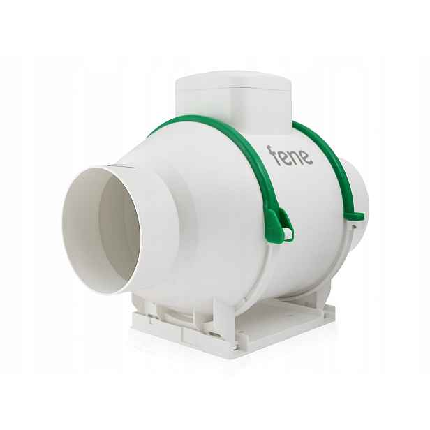 Kanálový ventilátor 198 m³/h domácí koupelnový odtahový, výkonný, tichý, 100 mm