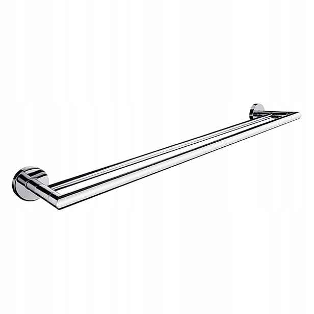 Nimco Unix chrom koupelnový dvojitý věšák držák ručníků 66cm Un 13061DA-26_