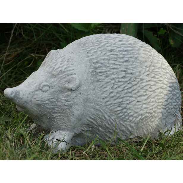 Betonová zahradní figurka Ježek, figurka ježka, betonové figurky