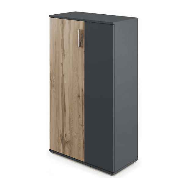 Kasvo FONTE botník 69x36x120 (K25) 244-0010 dub wotan/grafit