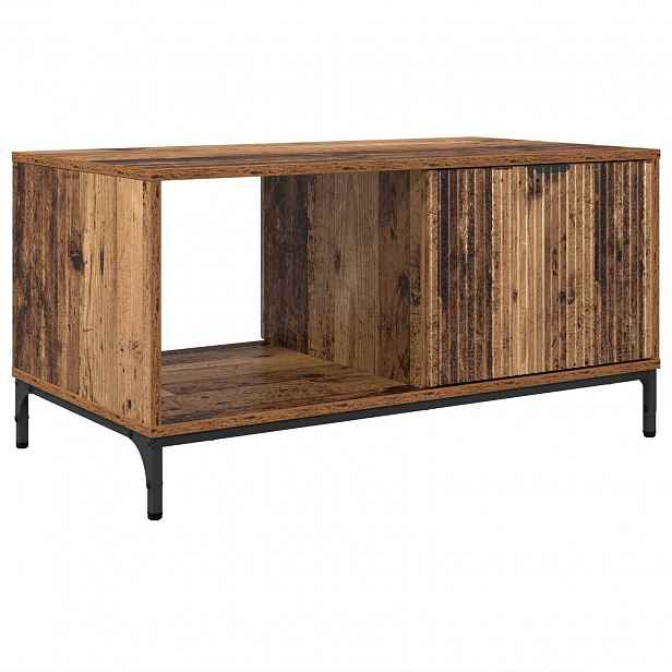 vidaXL Konferenční stolek Staré dřevo 90 x 49 x 46 cm Kompozitní dřevo