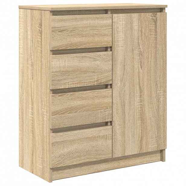 vidaXL Příborník se zásuvkami Dub Sonoma 71x35x84 cm kompozitní dřevo