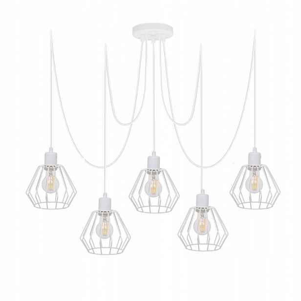 Závěsná Lampa Kovový Lustr Pavouk Spider Diamant