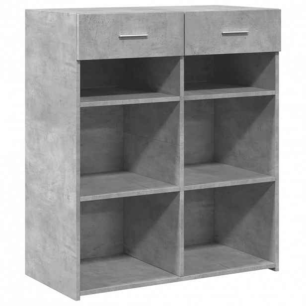 vidaXL Příborník betonově šedý 80 x 42,5 x 93 cm kompozitní dřevo