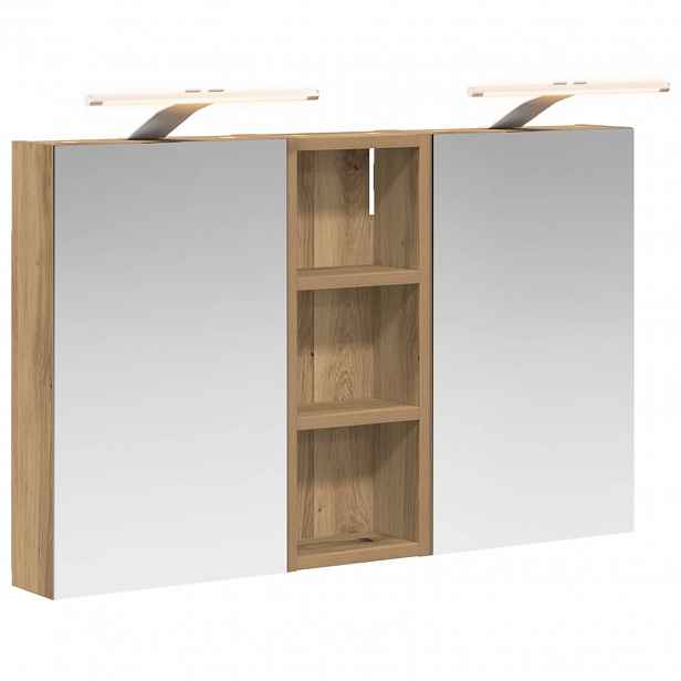 vidaXL Sada koupelnových skříněk 3 ks 80 x 10,5 x 50 cm