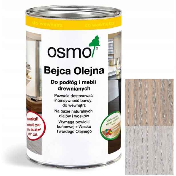 Osmo 3518 1L Olejové mořidlo Světle šedá *wawa
